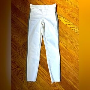 Spanx distressed skinny jeans